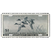 Official 1945 - 1946 Federal Duck Stamp - License Plate