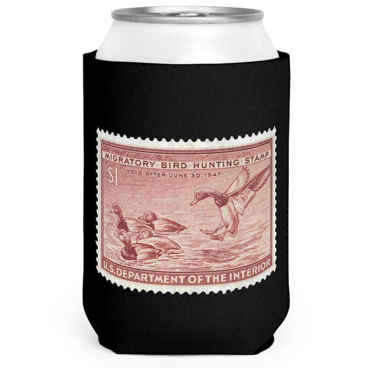 Official 1946-1947 Duck Stamp - Can Cooler Sleeve