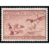 Official 1946 - 1947 Federal Duck Stamp - Metal Sign
