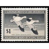 Official 1947 - 1948 Federal Duck Stamp - Metal Sign