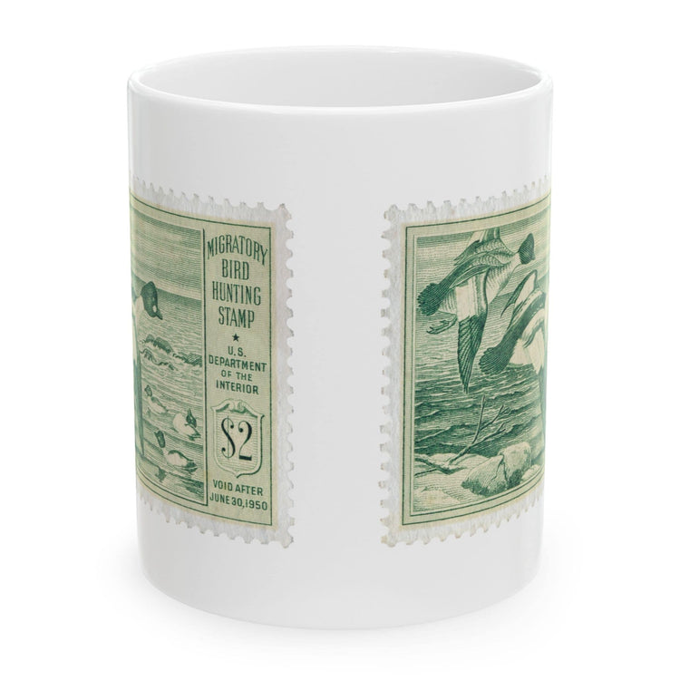 Official 1949-1950 Federal Duck Stamp - White Mug