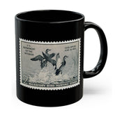 Official 1951-1952 Federal Duck Stamp - Black Mug