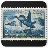 Official 1952-1953 Federal Duck Stamp - Cork Back Coaster