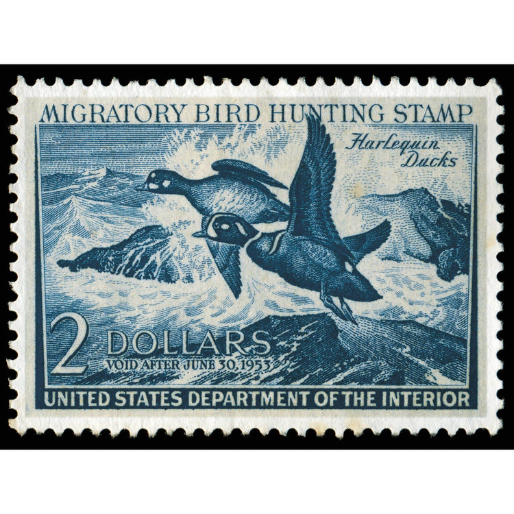 Official 1952 - 1953 Federal Duck Stamp-Metal Sign
