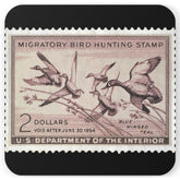 Official 1953-1954 Federal Duck Stamp - Cork Back Coaster