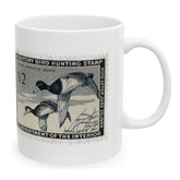 Official 1954-1955 Federal Duck Stamp - White Mug