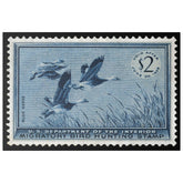 Official 1955 - 1956 Federal Duck Stamp - Canvas Sign