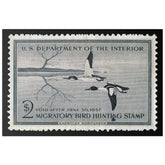 Official 1956 - 1957 Federal Duck Stamp - Canvas Sign