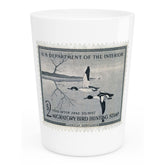 Official 1956-1957 Federal Duck Stamp - Shot Glass