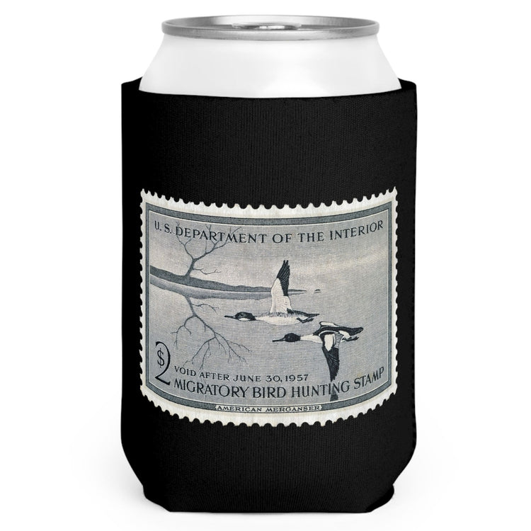 Official 1956-1957 Duck Stamp - Can Cooler Sleeve