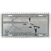 Official 1956 - 1957 Federal Duck Stamp - License Plate