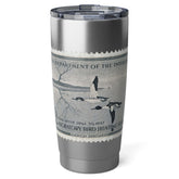 Official 1956-1957 Federal Duck Stamp - Stainless Steel Tumbler