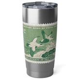 Official 1957-1958 Federal Duck Stamp - Stainless Steel Tumbler