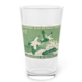 Official 1957-1958 Federal Duck Stamp - Pint Glass