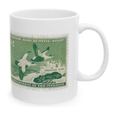 Official 1957-1958 Federal Duck Stamp - White Mug