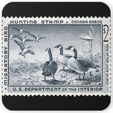 Official 1958-1959 Federal Duck Stamp - Cork Back Coaster