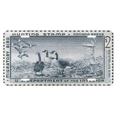Official 1958 - 1959 Federal Duck Stamp - License Plate