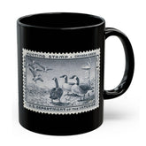 Official 1958-1959 Federal Duck Stamp - Black Mug