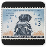 Official 1959 - 1960 Federal Duck Stamp Cork Back Coaster