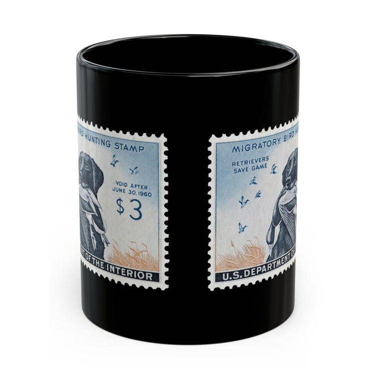 Official 1959-1960 Federal Duck Stamp - Black Mug