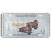 Official 1960 - 1961 Federal Duck Stamp - License Plate