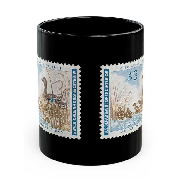 Official 1961-1962 Federal Duck Stamp - Black Mug