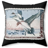 Official 1962-1963 Federal Duck Stamp - Black Pillow