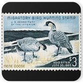 Official 1964-1965 Federal Duck Stamp - Cork Back Coaster