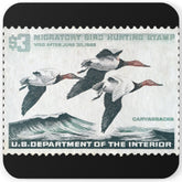 Official 1965-1966 Federal Duck Stamp - Cork Back Coaster