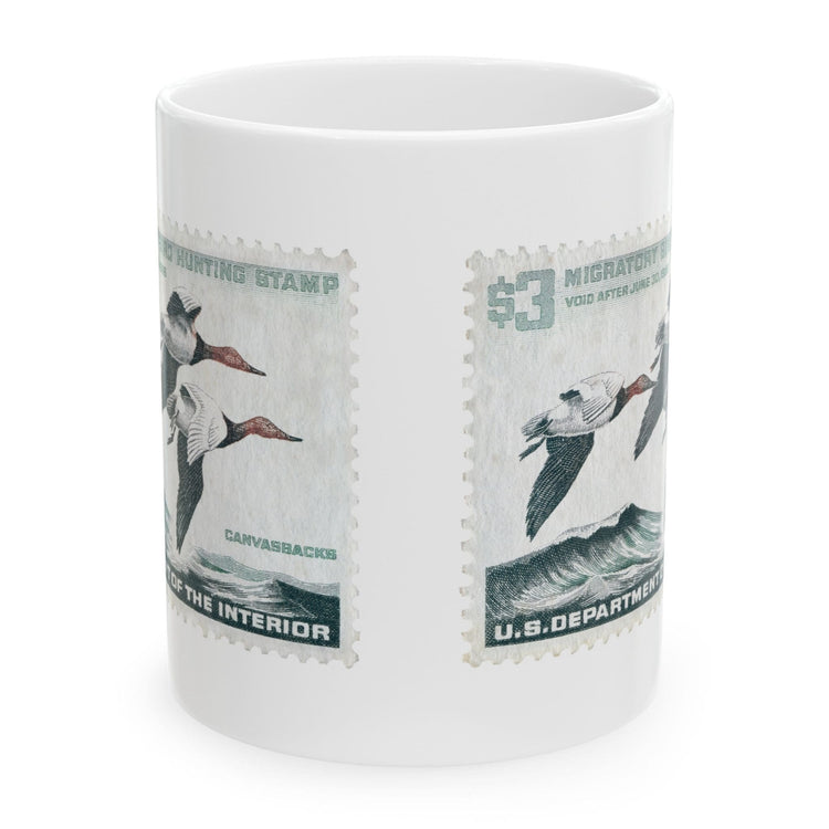 Official 1965-1966 Federal Duck Stamp - White Mug