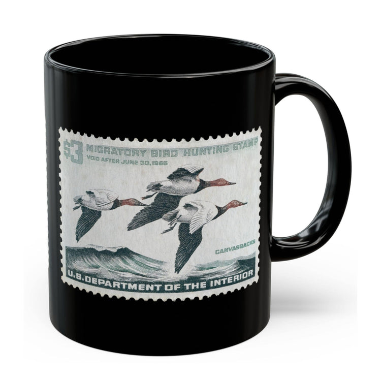 Official 1965-1966 Federal Duck Stamp - Black Mug
