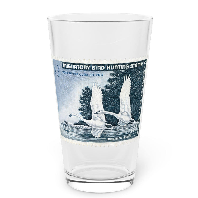 Official 1966-1967 Federal Duck Stamp - Pint Glass