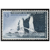 Official 1966 - 1967 Federal Duck Stamp - Canvas Sign