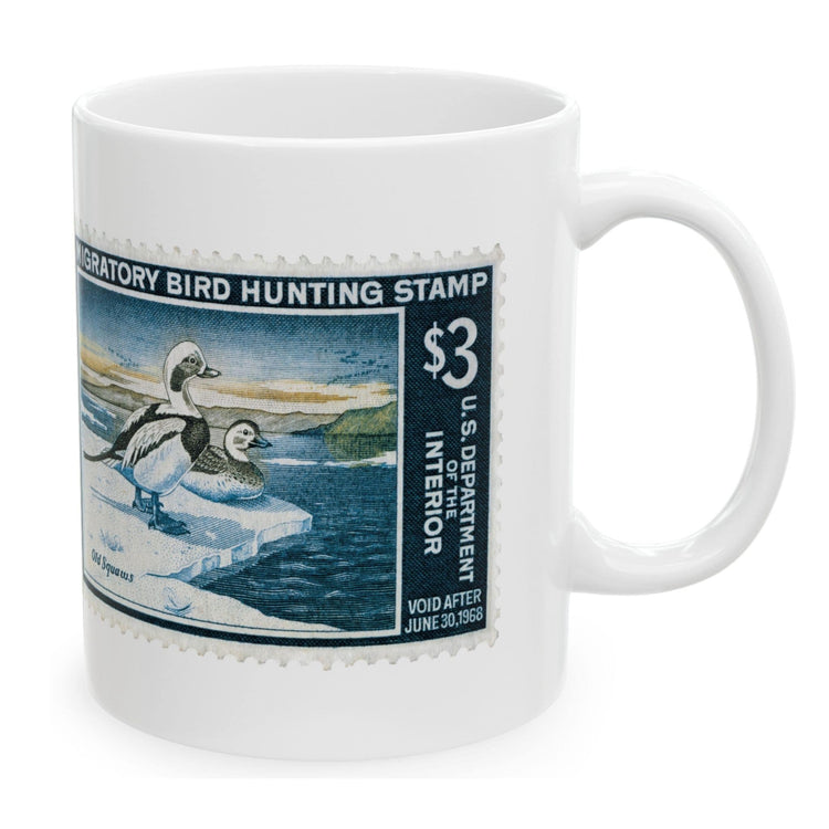 Official 1967-1968 Federal Duck Stamp White Mug