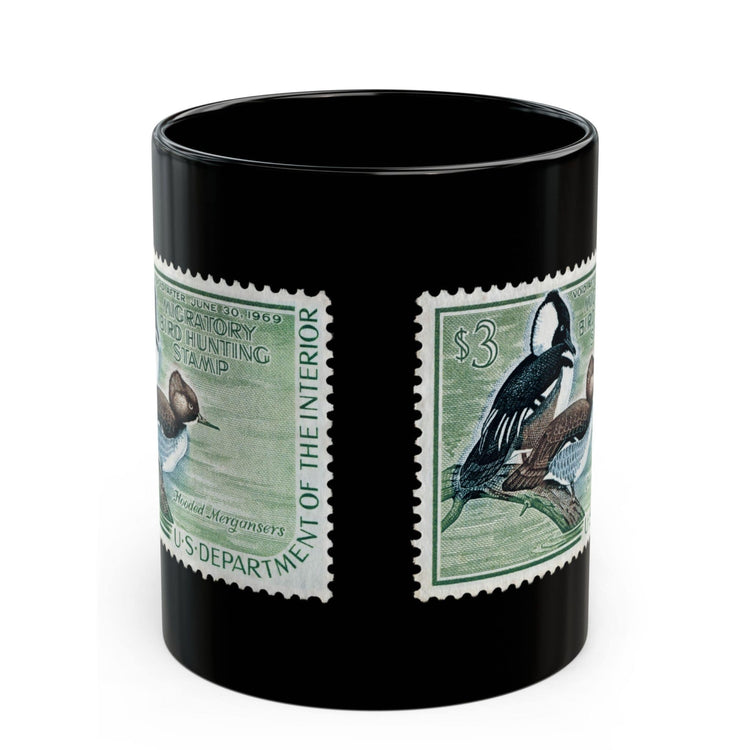 Official 1968-1969 Federal Duck Stamp - Black Mug