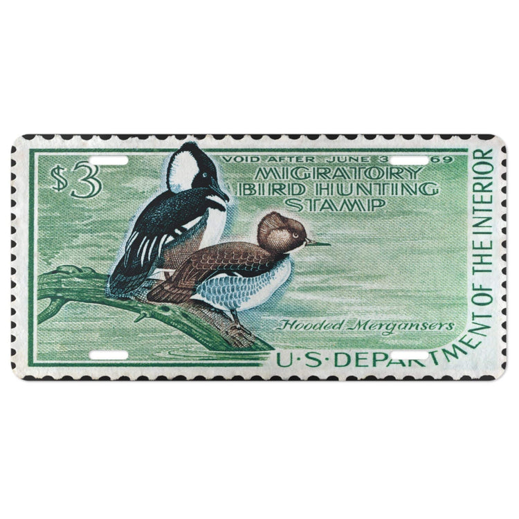 Official 1968 - 1969 Federal Duck Stamp - License Plate
