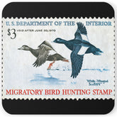 Official 1969-1970 Federal Duck Stamp - Cork Back Coaster