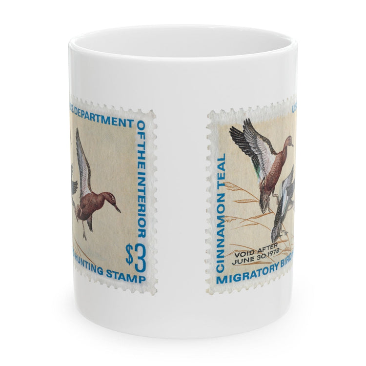 Official 1971-1972 Federal Duck Stamp - White Mug