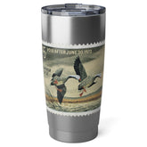 Official 1972-1973 Federal Duck Stamp - Stainless Steel Tumbler
