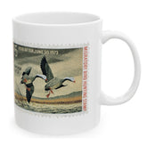 Official 1972-1973 Federal Duck Stamp - White Mug