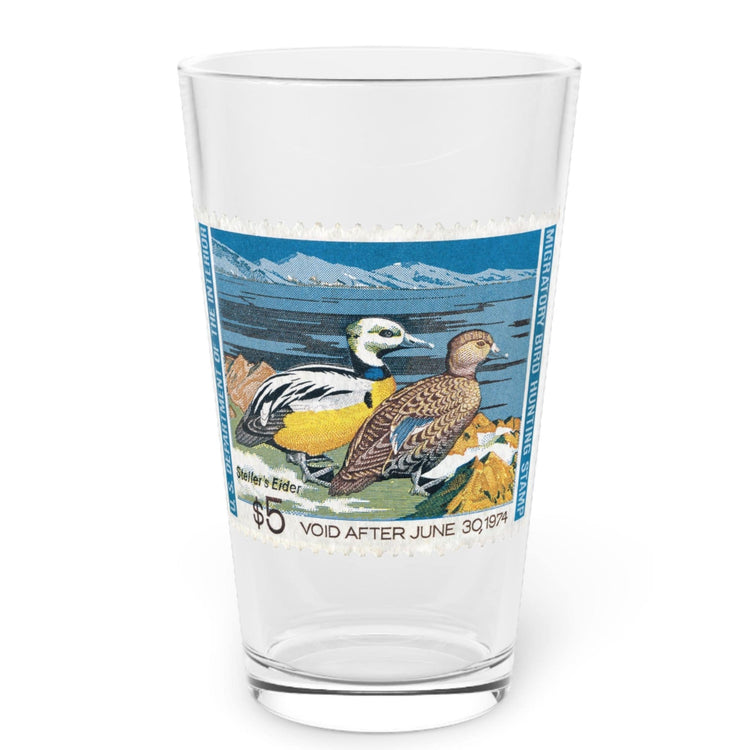 Official 1973-1974 Federal Duck Stamp - Pint Glass