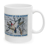 Official 1974-1975 Federal Duck Stamp - White Mug