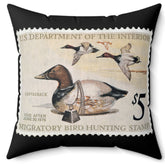 Official 1975-1976 Federal Duck Stamp - Black Pillow