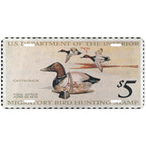 Official 1975-1976 Federal Duck Stamp - License Plate
