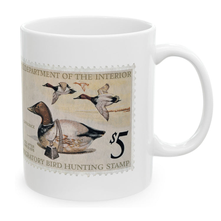Official 1975-1976 Federal Duck Stamp - White Mug