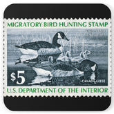 Official 1976-1977 Federal Duck Stamp - Cork Back Coaster