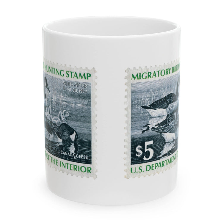 Official 1976-1977 Federal Duck Stamp - White Mug