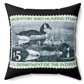Official 1976-1977 Federal Duck Stamp - Black Pillow