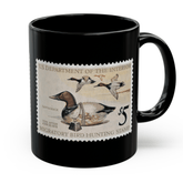 Official 1975-1976 Federal Duck Stamp - Black Mug