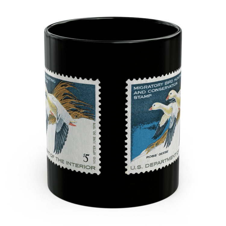 Official 1977-1978 Federal Duck Stamp - Black Mug